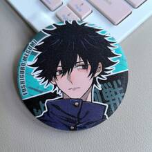 Jujutsu Kaisen 1 chiếc ghim cài áo kim loại 2D hình hoạt hình , Geto, Megumi, Sukuna, Yuji, Yuta, Nobara, ghim cài áo Double Flash, phụ kiện đôi, trang trí ba lô học sinh, phụ kiện túi xách, quà tặng bạn bè, trang trí trang phục đôi Anime cho Ngày Valentine, Halloween, ngày lễ, Cosplay, sưu tập, kỷ niệm. - Xem 8