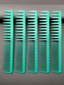 5 pièces Brosse à cheveux pour permanente spirale, peigne de coupe de cheveux exclusif pour salon, convient aux hommes et aux femmes, brosse à cheveux huilée, grande brosse à démêler, peigne multifonction, matériau en PC durable, résistant à la chaleur, avec règle, confortable à utiliser - Multicolore - Voir 12