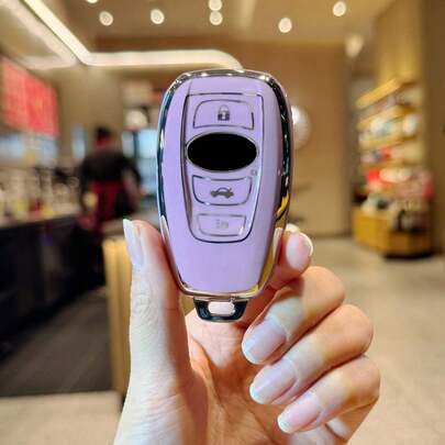 1 Vỏ bảo vệ chìa khóa xe hơi có 4 nút, phù hợp với các dòng xe Subaru WRX XV Crosstrek Legacy BRZ Forester Impreza STi Outback đời 2015 - 2019.