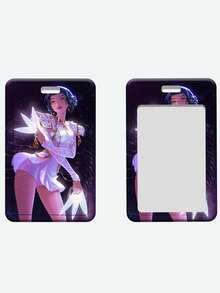 Hasbro Ví đựng thẻ , phụ kiện anime đựng thẻ học sinh/thẻ xe buýt/thẻ ngân hàng, món quà tinh tế dành cho bản thân hoặc người khác. - Bộ bài Nữ Thợ Săn Quỷ - Xem 20