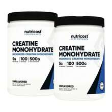 Creatine Monohydrate Micronized Powder 500G, 5000mg Per Serv (5g) - 100 Servings, 17.9 Oz - 無味 - 查看 6