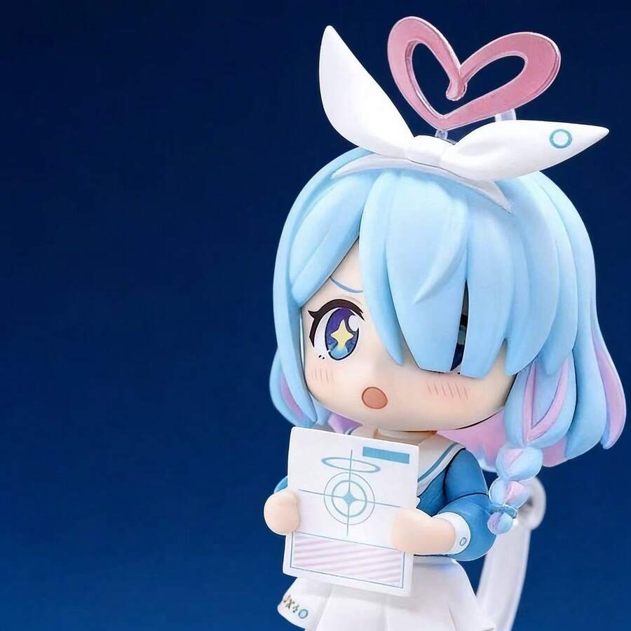 1pc/Set Anime Chibi Arona Figurine, Cute Girl Model Collectible Toy Gift - Multicolor - View 1