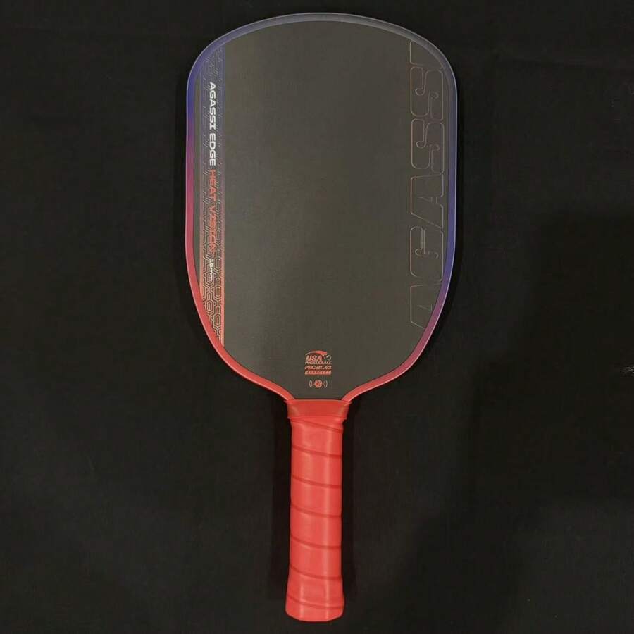 Agassi Pro T700 Carbon Fiber Pickleball Paddle With 16mm Polypropylene Honeycomb Core, Soft Texture Suitable For Professional Matches