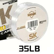 Dây câu SeaKnight 100M/50M phủ lớp Fluorocarbon, dây dẫn monofilament hai lớp phủ Fluorocarbon, dây dẫn 3-100LB - trắng - Xem 22