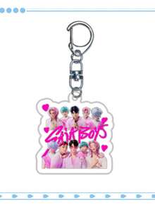 & Sajaboys Anime Acrylic Keychain Charm Double Sided Transparent Bag Pendant For Backpack Phone Car Keys - Multicolor - View 5