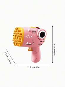 Children's Handheld Cartoon Dinosaur Bubble Machine Gift Toy, Suitable For Outdoor Summer Water Play And Bubble Blowing, Electric Bubble Maker, Holiday Gift For Boys And Girls (Batteries And Bubble Solution Not Included) - Multicolor - View 9