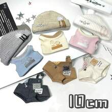 10-13厘米娃娃服装套装系列，娃娃换装服装，套装，毛绒玩具服装，明星粉丝周边娃娃服装，派对礼物，生日礼物（不含娃娃） - 彩色 - 查看 1