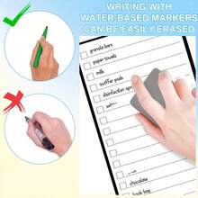 3/5pcs Magnetic Dry Erase Whiteboard, Multi-Function Weekly Planner, Chore Chart, Dry Erase Planner For Refrigerator. Multi-Function Use - Helps You Keep Your Life Organized. - A - View 5