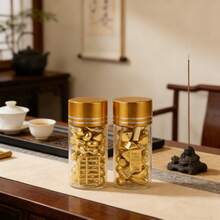 1 件仿金锭装饰品，适合作为派对礼物和节日装饰，配有金锭形状的礼盒，非常适合圣诞派对、海盗主题活动等。可在盒子内放置糖果、巧克力或小礼物，增添节日气氛。 - 1PC - 查看 4
