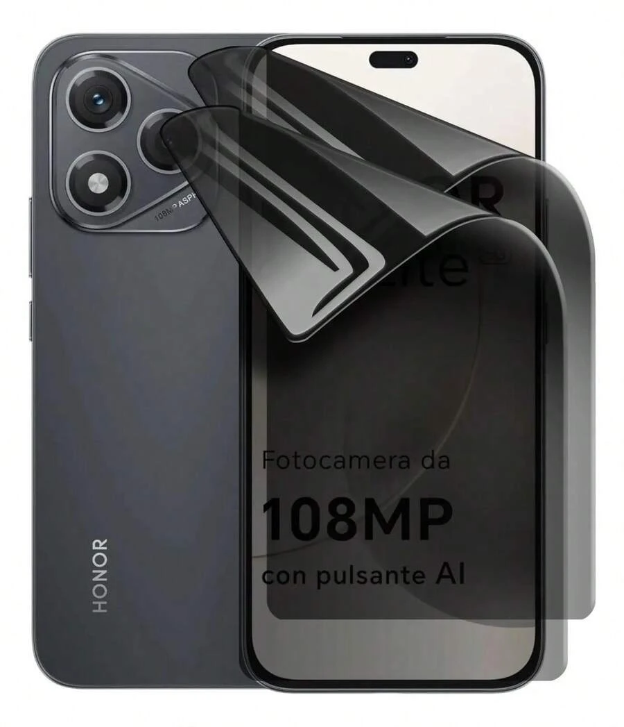 Honor 400 Lite - 2 Micas Hidrogel Diferentes acabados - Privacidad - Ver 1