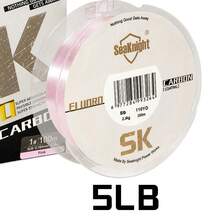 SeaKnight 100m/50m Double Layer Fluorocarbon Coated Fishing Line, Double Layer Fluorocarbon Coated Monofilament Main Line, Main Line 3-100 Lbs - Pink - View 24