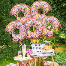 Bóng bay hình bánh donut màu hồng dùng trang trí tiệc sinh nhật, tiệc mừng em bé, tiệc cưới theo chủ đề bánh donut. - nhiều màu - Xem 5