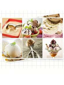 1 cái/3 cái Muỗng múc kem bằng thép không gỉ, Muỗng múc kem, Dụng cụ nhà bếp, Muỗng múc trái cây, Muỗng tráng miệng - Nhiều màu - Xem 8