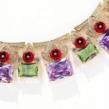 Bộ 3 món thời trang nữ gồm dây chuyền, bông tai thiết kế độc đáo đính đá Cubic Zirconia, và bộ trang sức phù hợp cho phái nữ, cô dâu, dự tiệc, đám cưới, quà tặng thời trang nữ. - Bộ trang sức - Xem 9