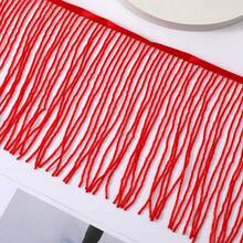 0.5碼珠飾流蘇飾邊，5.9英吋寬水晶珠緞帶流蘇飾邊，流蘇飾邊布料DIY手工縫製配件，適用於婚禮晚禮服衣物裝飾配件 - 多色 - 查看 8