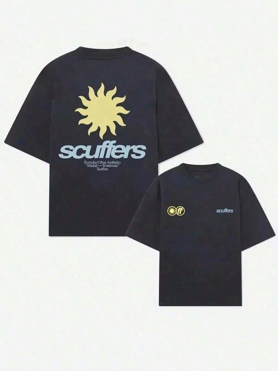 Men T-Shirts - 黑色 - 查看 1
