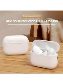 Wireless Earbuds, True Wireless Bluetooth Headphones - Compatible With Apple And Android, Built-In Microphone, Sweat-Proof, White - View 2