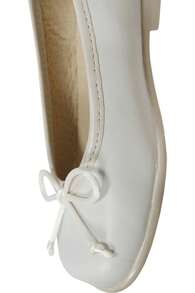 Garatti AN0069 White Ballerina Shoes For Girls - White - View 3