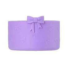 1个硅胶蝴蝶结水瓶/杯套，可爱3D蝴蝶造型，耐磨防滑防摔降噪，适用于史丹利水瓶 - 彩色 - 查看 12