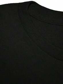 Camiseta Negra para el Día del Padre, Esposo, Papá, Protector, Héroe - Perfecta para Celebraciones Festivas 220g - Negro - Ver 3