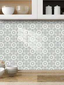 10 miếng dán tường tự dính họa tiết gạch Ma-rốc, kích thước 3.5-11 inch vuông, chống thấm nước và dầu mỡ, thích hợp trang trí nhà bếp, phòng tắm, nhà cho thuê. - Giấy dán tường phim pha lê Bohemian - Xem 5