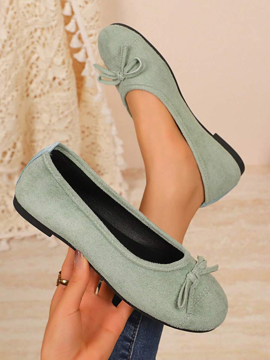 Summer New European And American Plus Size Pointed Toe Flat Shoes, Women Casual Breathable Slip-On Loafers, Suitable For Pregnant Women And Mothers