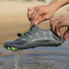 Water Shoes For Men Women, Non-Slip Comfortable With Drain Holes, Size 35-46, Perfect For Beach, Vacation, Creek Walking And Fishing - Dark Grey - View 6