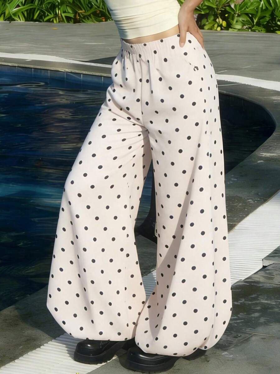Women Pants - White - View 1