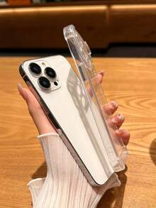 1个极简防震防滑透明硬壳手机壳，适用于 17 Pro Max/17 Pro/17/16 Pro Max/16/16 Pro/16 Plus/15/15 Pro Max/15 Pro/15 Plus/11/12/13/14 Pro Max/12 Pro/12 Pro Max/13 Pro/13 Pro Max/7 Plus/14 Pro/14 Pro Max/14 Plus，简约春季礼物 - 無色 - 查看 5