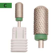Easy Nail 1pc Silver Tungsten Steel Barrel Nail Drill Bit - 4XC Extra Coarse Type, Suitable For Removing Hard Gel Nail Polish, Bi-Directional For Left & Right Hand, Professional Nail Tool - Multicolor - View 8