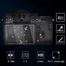 Bộ 4 miếng dán bảo vệ màn hình camera bằng kính cường lực, tương thích với XT3/XT5/X-T30/X-T30II/XM5/X-E5/X100V/X100VI(XT-4) | Độ cứng 9H, HD, trong suốt, chống trầy xước, chống bám vân tay, không bọt khí - Xem 4