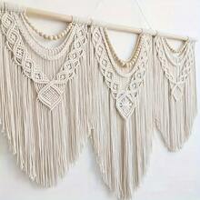 1pc Large Macrame Wall Hanging Boho Tapestry - Bohemian Handmade Tapestry Home Decoration For Bedroom Living Room Wedding Party, 43"X32 - Nhiều màu - Xem 2
