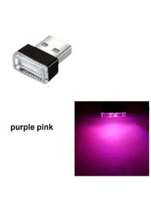 1 đèn LED mini cắm USB trang trí nội thất ô tô, đèn ngủ USB, đèn trang trí xe hơi, bộ đèn trang trí, đèn LED nội thất xe hơi, có các màu trắng, xanh dương, đỏ và hồng, món quà tuyệt vời nhất dành cho phụ nữ - hoàn hảo cho mẹ, bạn gái, bạn bè và đồng nghiệp, phù hợp cho nhiều dịp: sinh nhật, Giáng sinh, Ngày lễ tình nhân, Ngày của Mẹ, lễ tốt nghiệp, Lễ Tạ ơn, Halloween, v.v. Phù hợp với hầu hết các loại xe sedan/SUV và các loại xe khác. - Nhiều màu - Xem 12