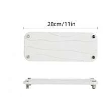 11*4.3 Inch Absorbent Stone Material Sink Organizer Rack, Silica Gel Kitchen Sink Storage Rack, Bathroom Countertop Tray, Faucet Drying Mat Soap Dish Holder Sponge Rack - Multicolor - View 13