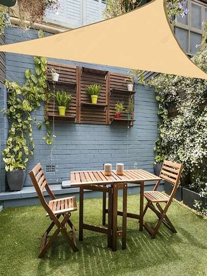 Waterproof Triangle Patio Awning 3'x3'x3' - UV Protection Outdoor Sunshade For Garden, Terrace & Yard - Durable Polyester Blend, Gray Outdoor Curtains For Patio Waterproof Patio Furniture Covers Waterproof