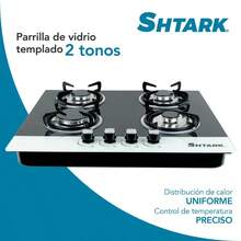 "Parrilla a Gas Empotrable de 5 Quemadores – Acero Inoxidable Plateado, Alta Eficiencia" - Ver 9