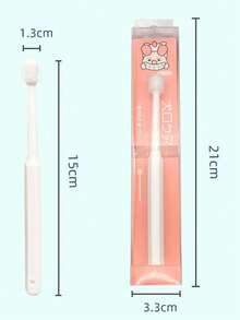 This 360° Silicone Toothbrush Is Specially Designed For Dogs And Cats. The Soft Bristles Will Not Damage The Gums, Ensuring Cleaning In Every Corner. The Rounded Bristles Are Very Suitable For Pet Oral Cleaning And Can Effectively Remove Tartar. - White - View 2