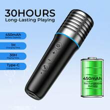 REMAX Microphone karaoke ô tô 2 trong 1 kèm sạc ô tô - 1 Mic + Bộ sạc - Xem 9