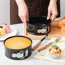 Bộ khuôn bánh 4/6/7/8 inch, đáy tháo rời, chống dính, dễ nướng và lấy bánh ra. - Xem 5