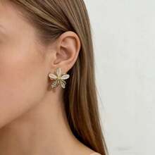 2026 New Exaggerated Starfish & Pearl Earrings, Korean Elegant Fashion Earrings, Earring Accessories - Starfish - View 6