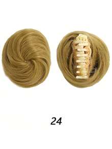 1pc Mini Claw Clip Hair Comb, Suitable For Messy Buns, Cat Ear Hairstyles - Multicolor - View 15