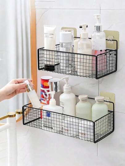 Bộ 3 kệ phòng tắm, kệ đựng đồ phòng tắm, kệ góc phòng tắm không cần khoan, kệ đựng mỹ phẩm và đồ dùng vệ sinh phòng tắm, kệ đựng gia vị nhà bếp, phụ kiện phòng tắm, thích hợp cho phòng tắm, nhà vệ sinh, nhà bếp, văn phòng, ký túc xá, phòng ngủ.