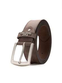 1 chiếc thắt lưng da PU nam có khóa, kiểu dáng giản dị, đa năng, phù hợp cho mặc hàng ngày. - BH1035-2 - Xem 2