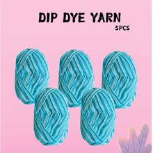 Sợi pha acrylic chuyển màu, sợi móc và đan, thích hợp cho việc tự làm áo len, khăn quàng cổ, mũ và các sản phẩm thủ công DIY khác. - Sợi nhiều màu - Xem 9
