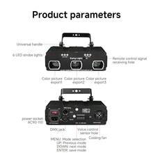 ضوء كرة الديسكو المتحكم ب- DMX512 والموسيقى، إضاءة مسرح الحفلات، أرضية الرقص الداخلية، حفلات الأعياد والمهرجانات، بار الكاريوكي، حفلات الزفاف، مصباح الأجواء - مشاهدة 12