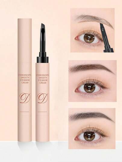 1 pieza Gel de cejas, cejas naturales y salvajes de larga duración y suaves, lápiz de cejas resistente al agua y a las manchas