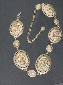 Women's Metal Flower Waist Chain, Suitable For Dresses - Multicolor - View 9