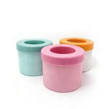Molde de cubitos de hielo de silicona, molde de hielo exprimible, fabricante de hielo mini para el hogar - Multicolor - Ver 9