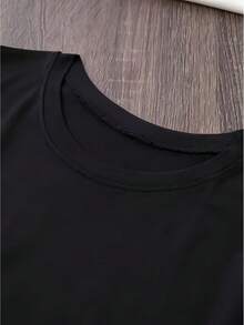 Dam-T-shirts - Svart - Visa 6