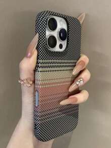 1个奢华碳纤维磁吸手机壳，兼容 17 Pro Max、Air 16、15、14、13、12、11 Pro Max Plus，支持无线充电，柔软TPU后盖，触感细腻 - 日落漸變 - 查看 1